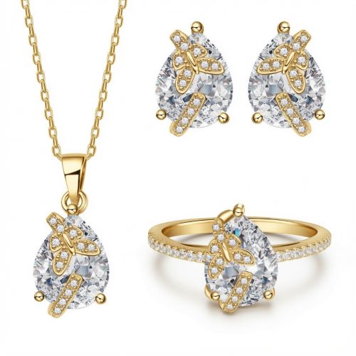 18K Gold Butterfly Touch